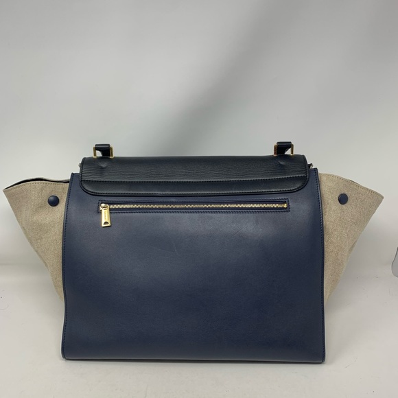 AUTHENTIC CELINE Trapeze Black Multi Shoulder Bag - Picture 4 of 15